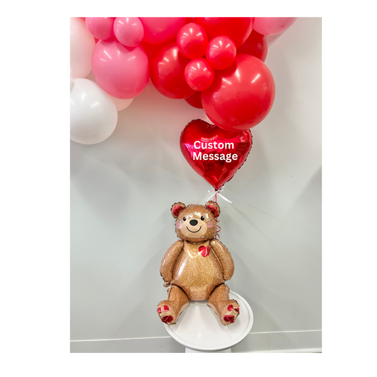 Valentine’s Teddy Bear Balloon