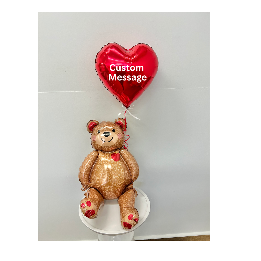 Valentine’s Teddy Bear Balloon