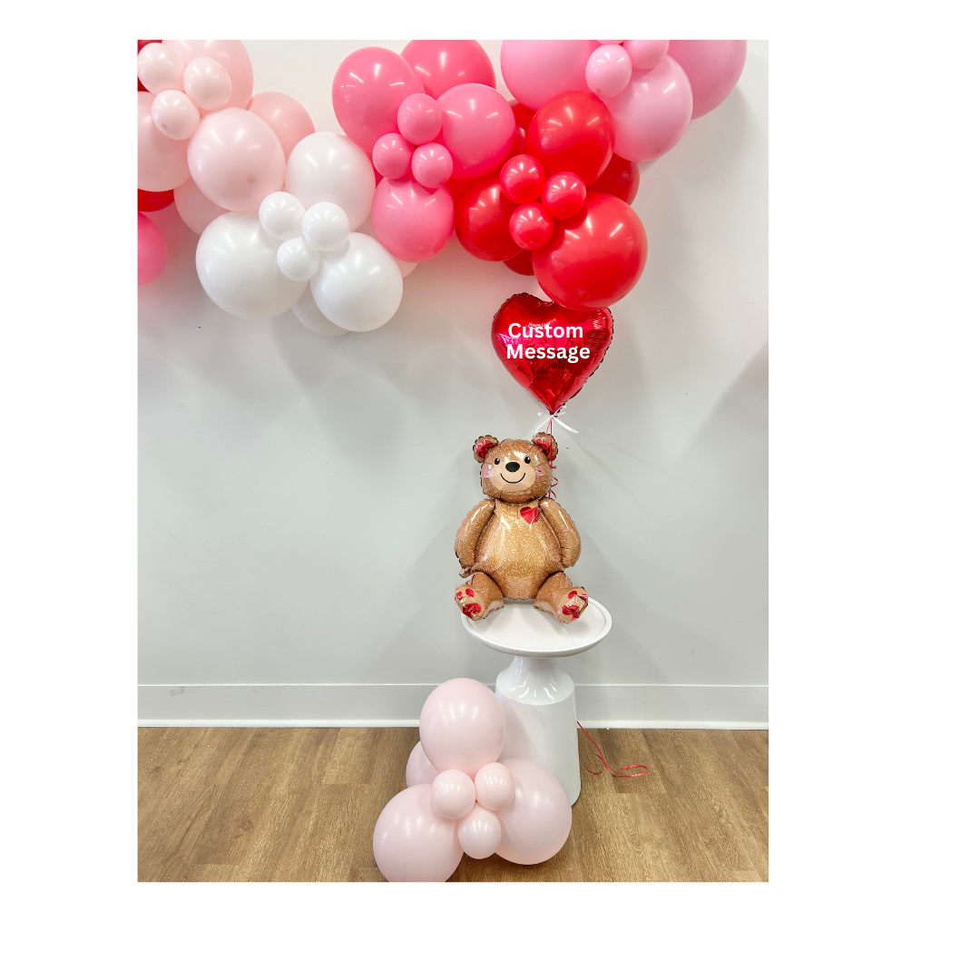 Valentine’s Teddy Bear Balloon