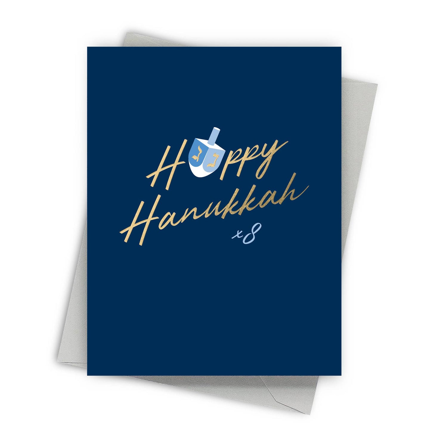 Dreidel Fun – Modern Hanukkah Card