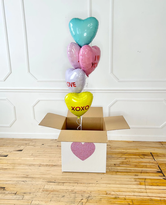 Valentine’s Balloon Surprise Box