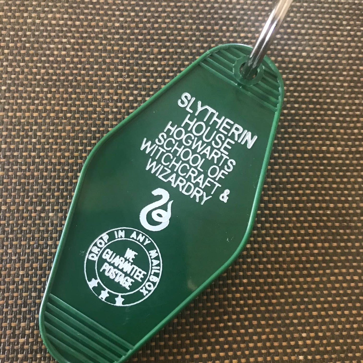 Motel Key Fob - Hogwart's Houses (Slytherin)